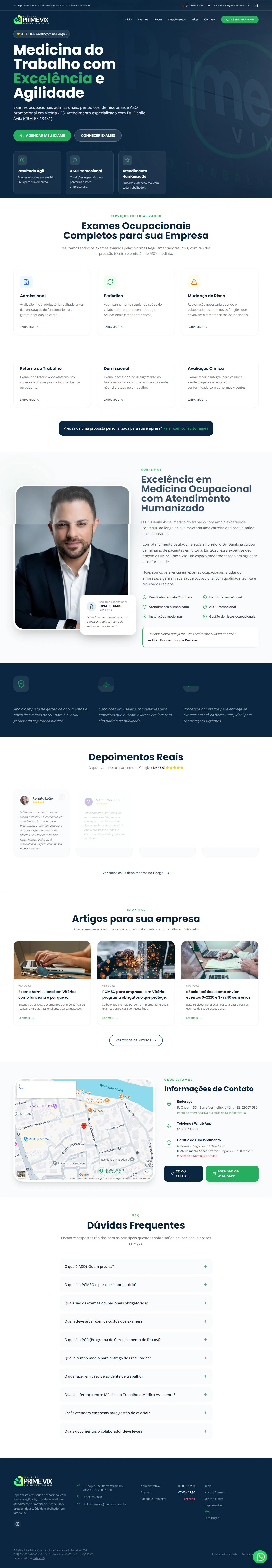 Case de SEO e Branding: Clínica Prime Vix em Vitória/ES